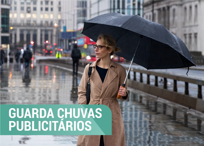 Guarda-chuvas Publicitários: A sua marca em destaque, mesmo nos dias de chuva